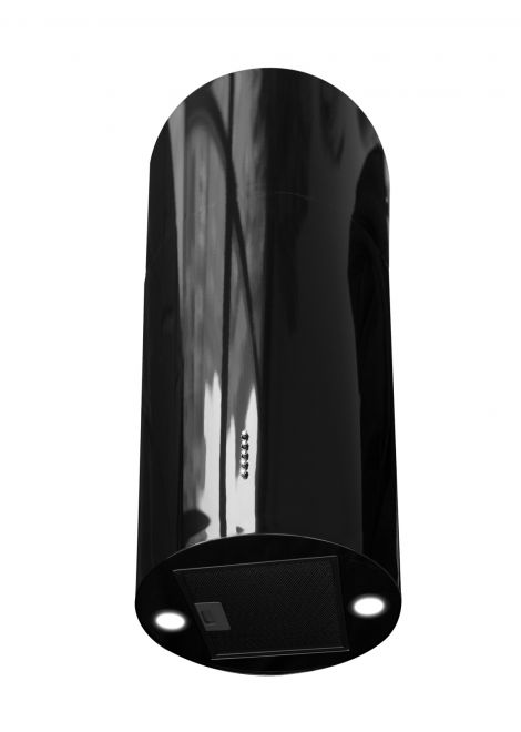 Витяжка острівна Cylindro Eco Black Glossy - Чорний глянець - zdjęcie produktu 7