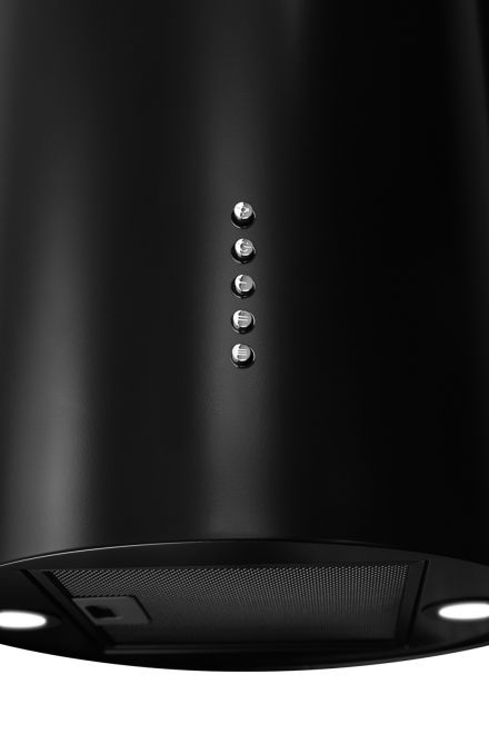 Витяжка острівна Cylindro Eco Black Matt - Чорний мат - zdjęcie produktu 7