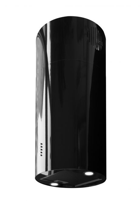 Витяжка острівна Cylindro Eco Black Glossy - Чорний глянець - zdjęcie produktu 4