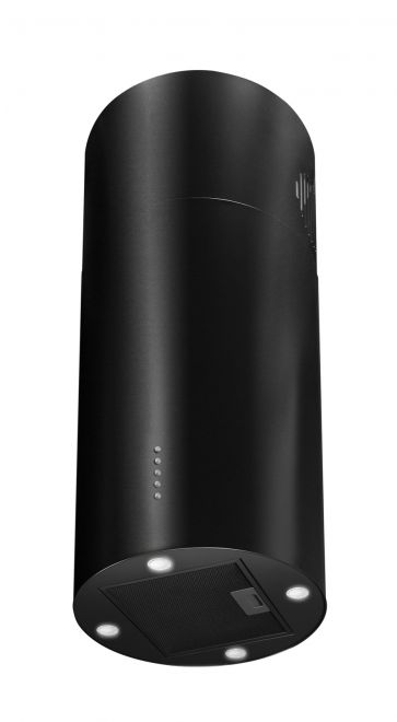 Витяжка острівна Cylindro Eco 4LED Black Matt - Чорний мат - zdjęcie produktu 3