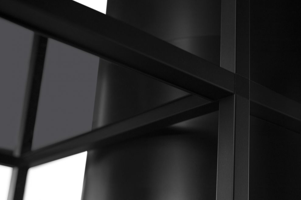 Витяжка острівна Tubo Cage Asymmetric Glass Black Matt - Чорний мат - zdjęcie produktu 14