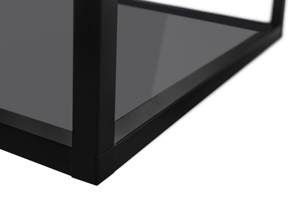 Витяжка острівна Quadro Cage Asymmetric Glass Black Matt - Чорний мат - zdjęcie produktu 11