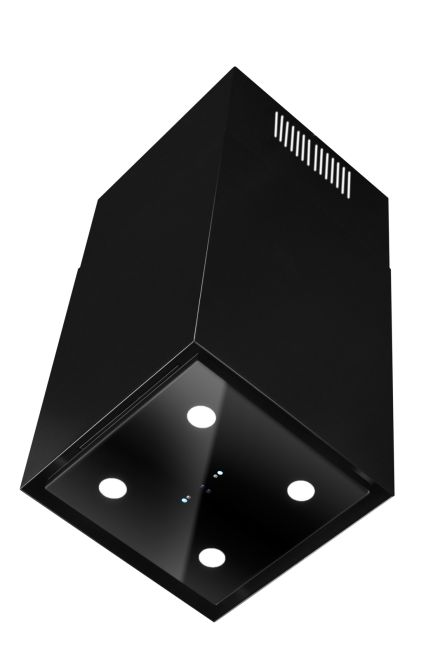 Витяжка острівна Quadro Pro Black Matt Gesture Control - Чорний мат - zdjęcie produktu 7