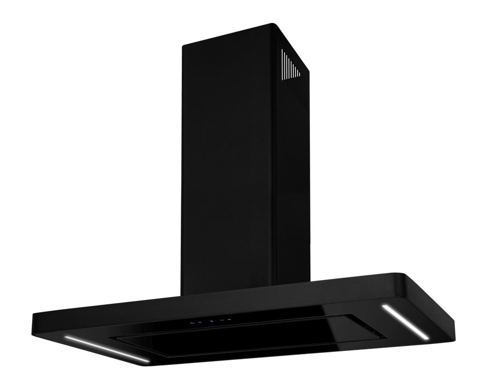 Витяжка острівна Decor Island Black - Чорний мат - Фото продукту 10