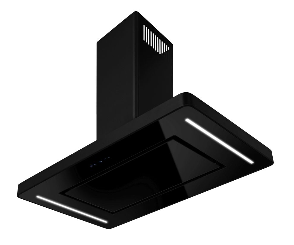 Витяжка острівна Decor Island Black - Чорний мат - Фото продукту 12