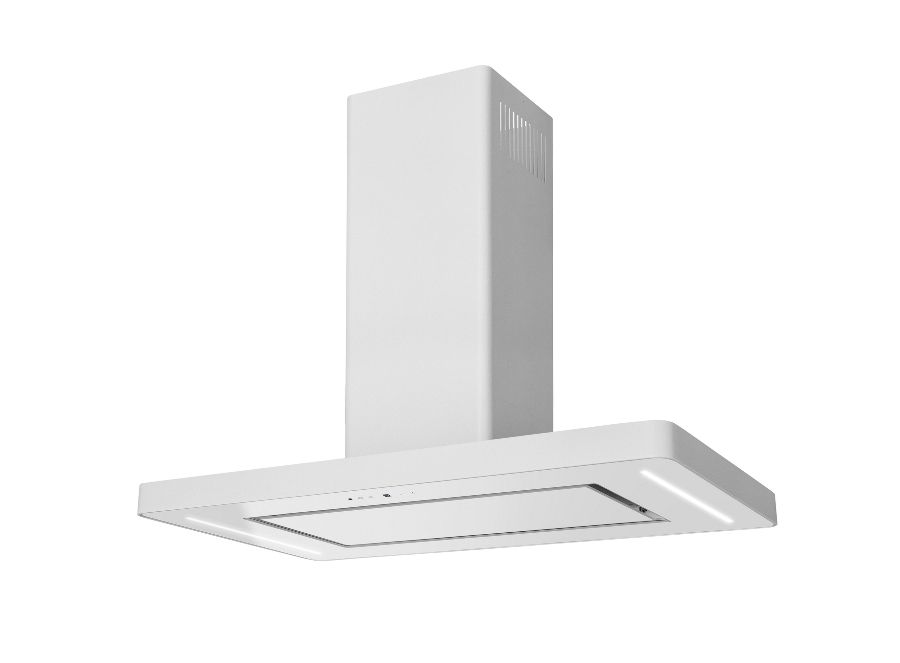 Витяжка острівна Decor Island White - Білий - Фото продукту