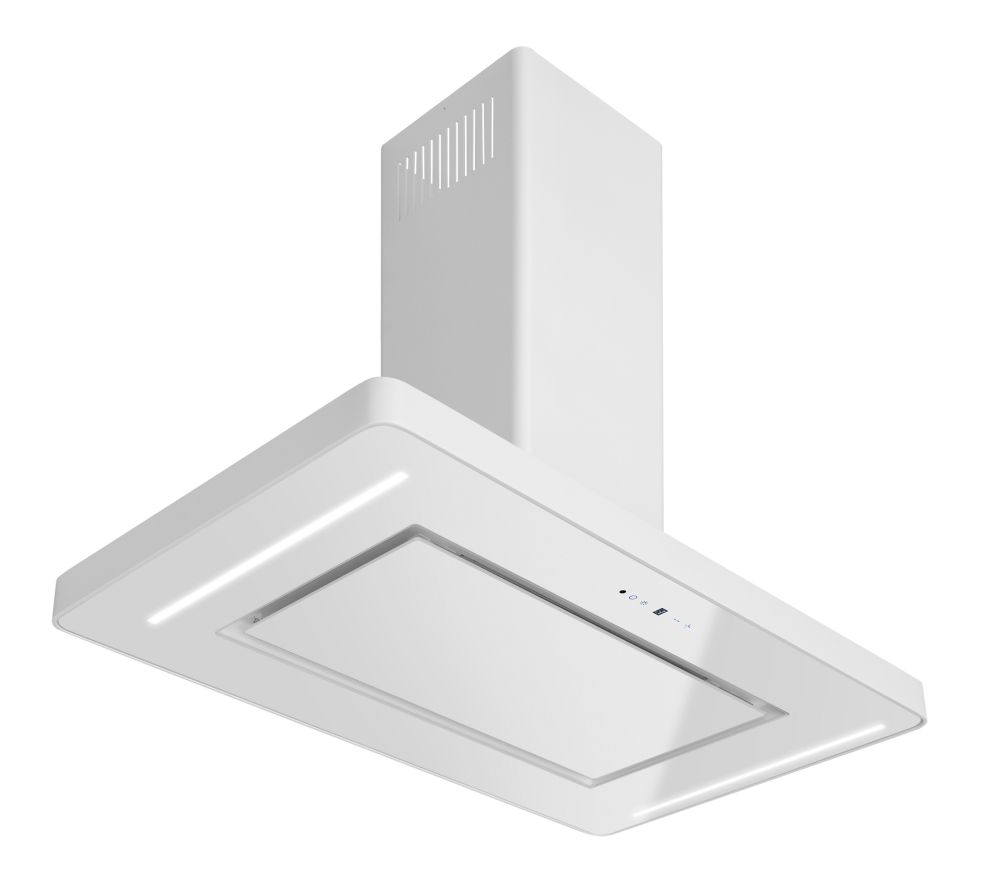 Витяжка острівна Decor Island White - Білий - Фото продукту 7