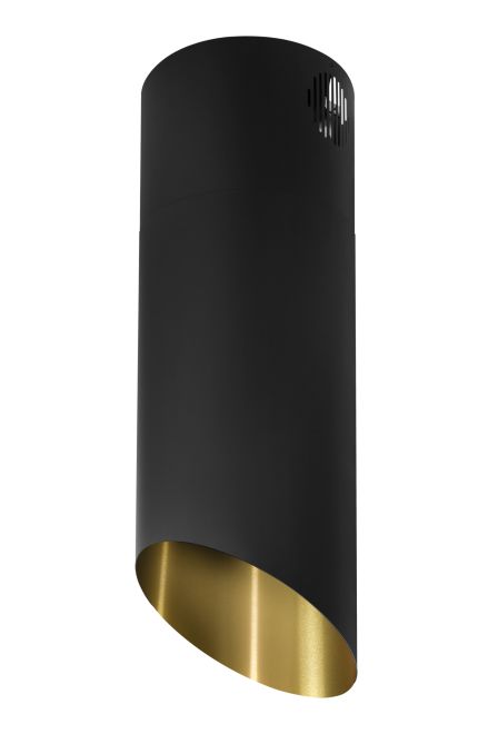 Витяжка острівна Hiro Color Black-Gold - Black Matt/Gold - Фото продукту 6