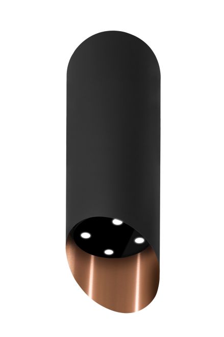 Витяжка пристінна Hiro OR Color Black-Copper - Black Matt/Copper - Фото продукту 3