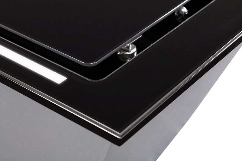 Lando Glass Black Gesture Control