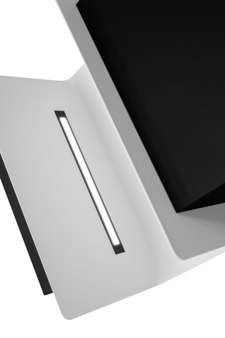 Витяжка пристінна C-Shelf Black-White - Чорний мат - Фото продукту 11