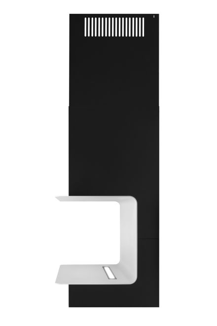 Витяжка пристінна C-Shelf Black-White - Чорний мат - Фото продукту 14