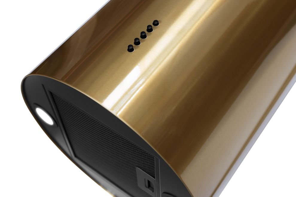 Витяжка пристінна Cylindro OR Eco Złoty - Золото - Фото продукту 8