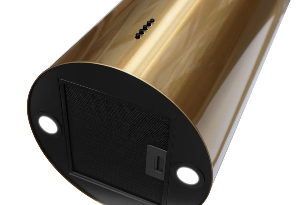 Витяжка пристінна Cylindro OR Eco Złoty - Золото - Фото продукту 7