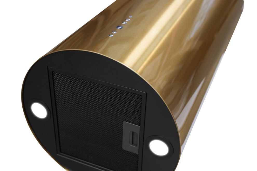 Витяжка пристінна Cylindro OR Złoty BLDC - Золото - Фото продукту 8