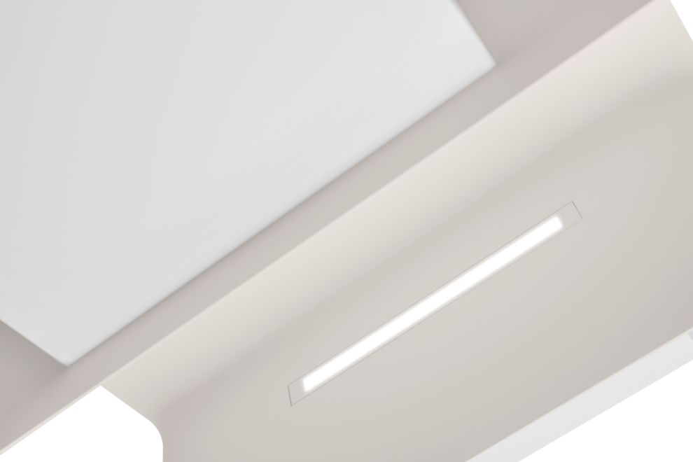 Витяжка пристінна C-Shelf White-Kashmir - Білий Мат/KКашемір - Фото продукту 11