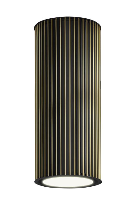 Витяжка острівна Voliera N1 Black-Gold Gesture Control - Чорний мат - Фото продукту 4