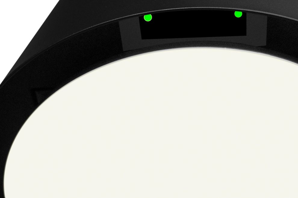 Витяжка острівна Voliera N1 Black-Gold Gesture Control - Чорний мат - Фото продукту 9