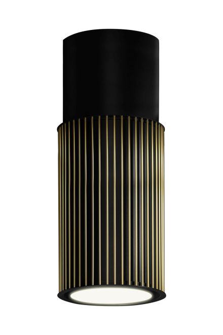 Витяжка острівна Voliera N2 Black-Gold Gesture Control - Фото продукту 3