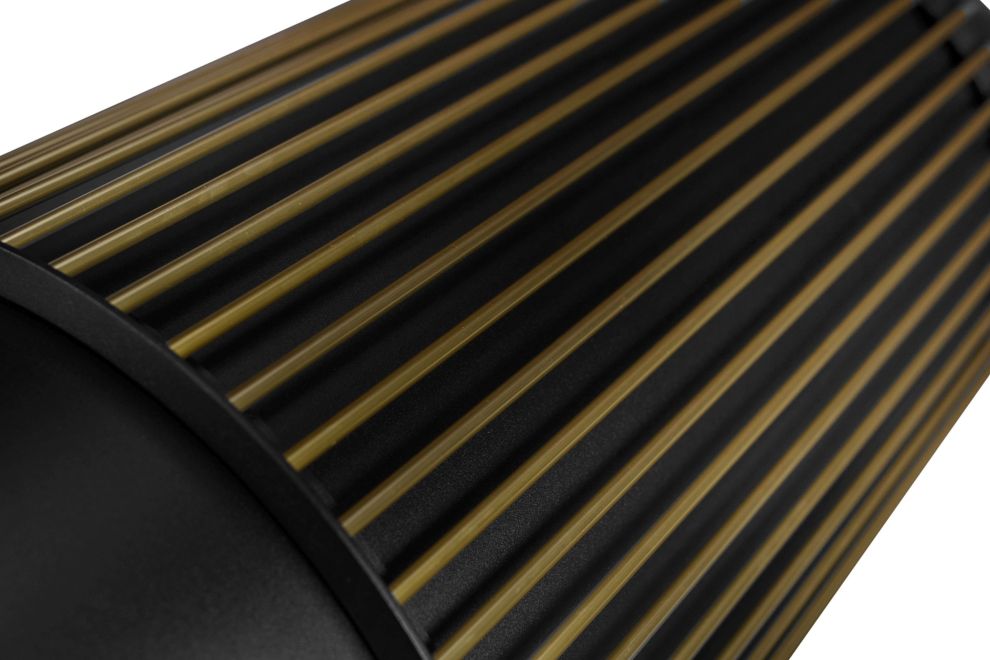 Витяжка острівна Voliera N3 Black-Gold Gesture Control - Чорний мат - Фото продукту 6