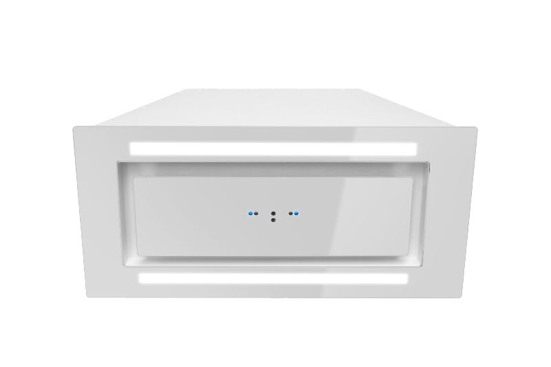 Витяжка вбудована Lando Glass 2Strips Gesture Control White - Білий - Фото продукту