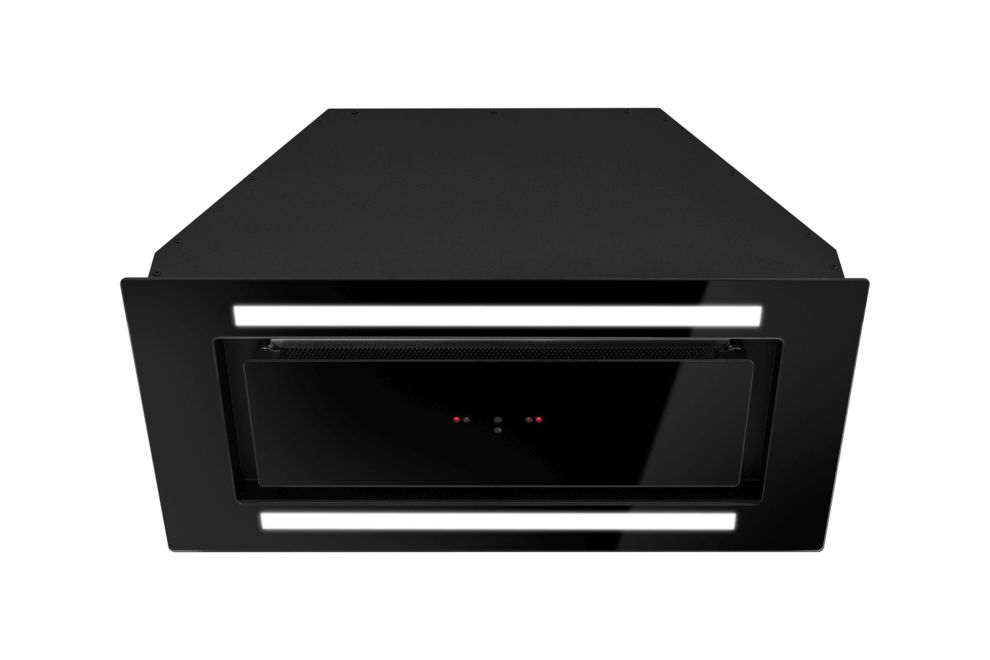 Витяжка вбудована Lando Glass 2Strips Gesture Control Black - Фото продукту 5