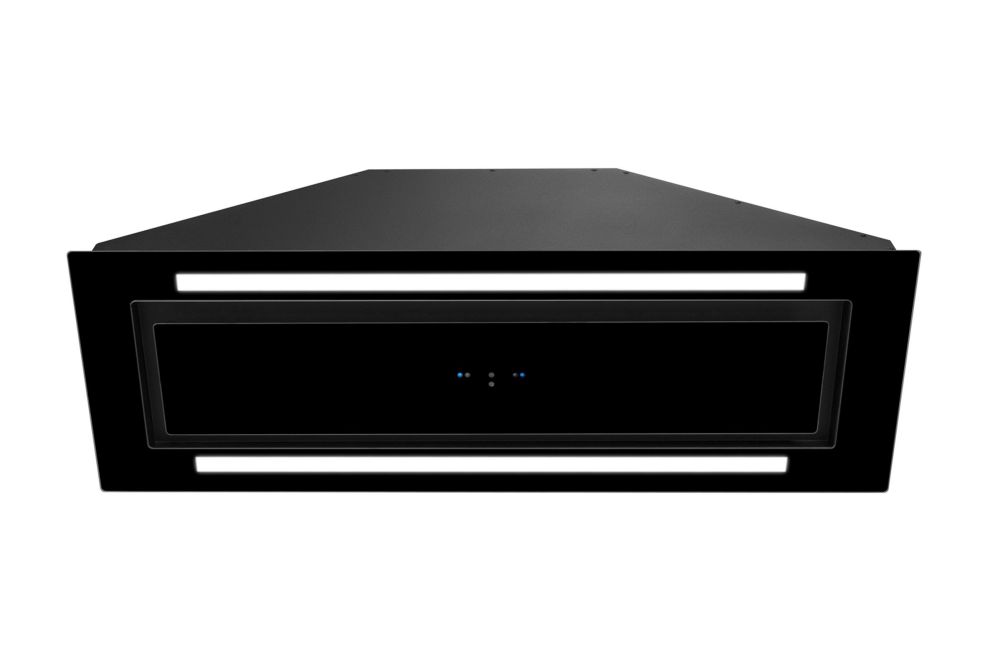 Витяжка вбудована Lando Glass 2Strips Gesture Control Black - Фото продукту 12
