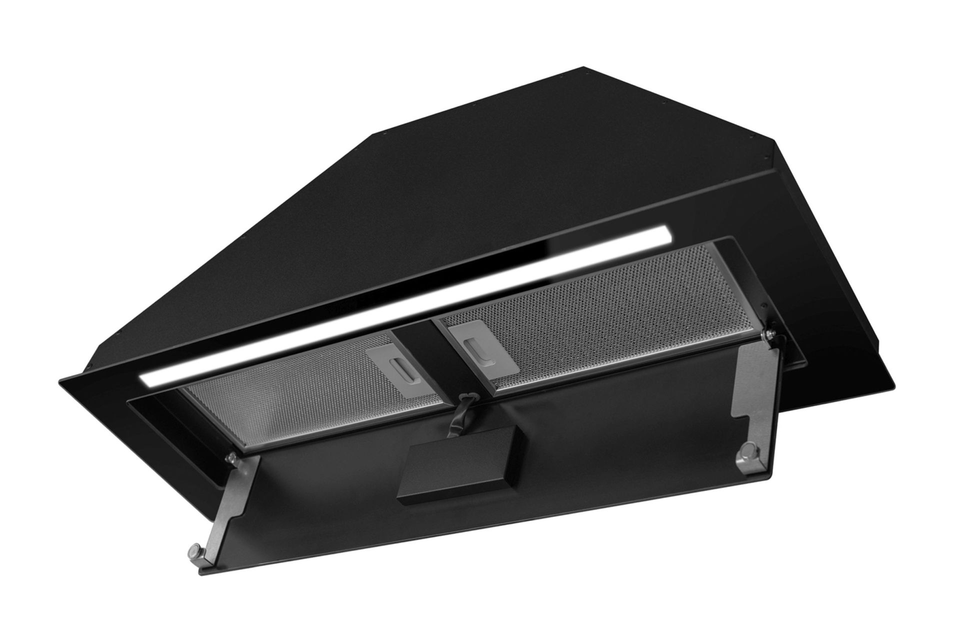 Lando Glass 2Strips Gesture Control Black