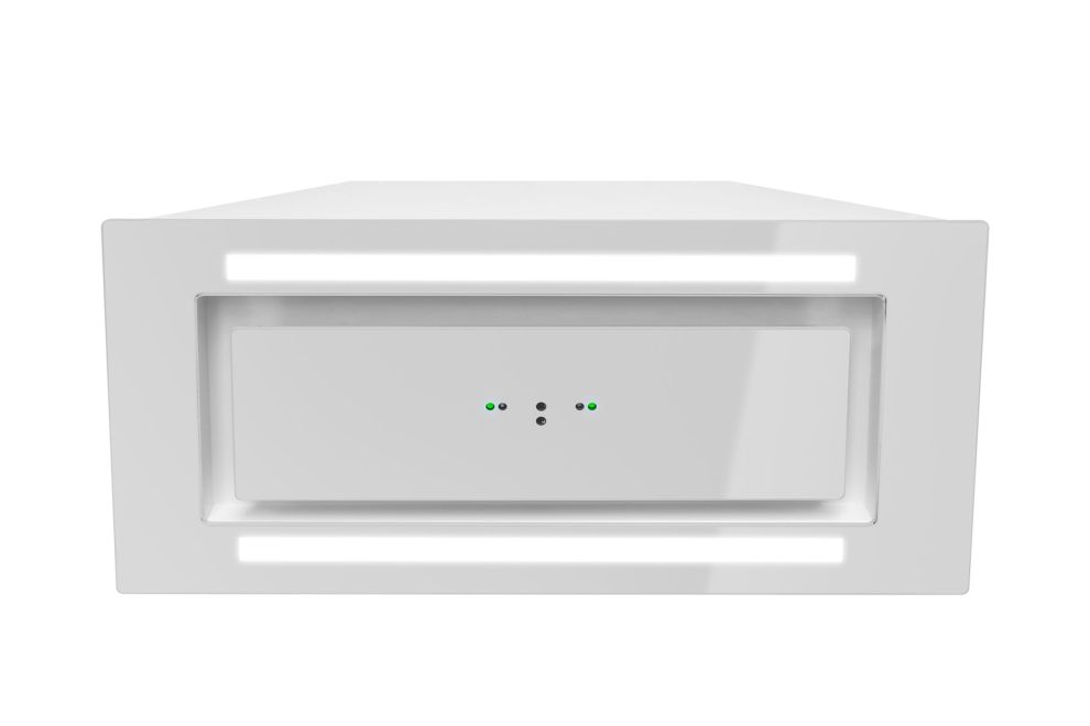 Витяжка вбудована Lando Glass 2Strips Gesture Control White - Білий - Фото продукту 6