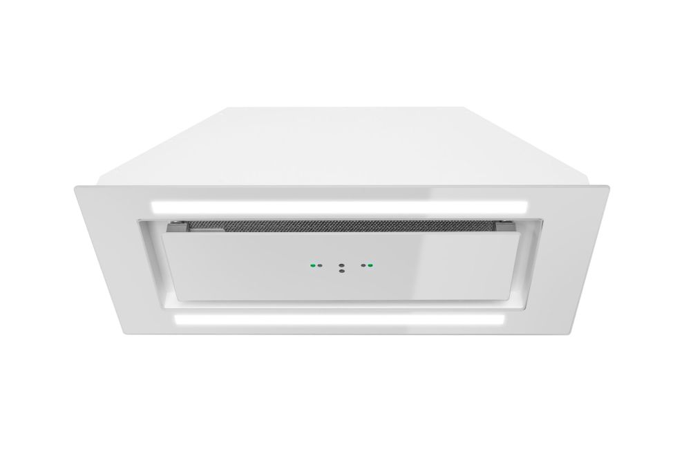 Витяжка вбудована Lando Glass 2Strips Gesture Control White - Білий - Фото продукту 8