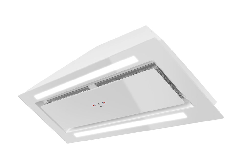 Витяжка вбудована Lando Glass 2Strips Gesture Control White - Білий - Фото продукту 14