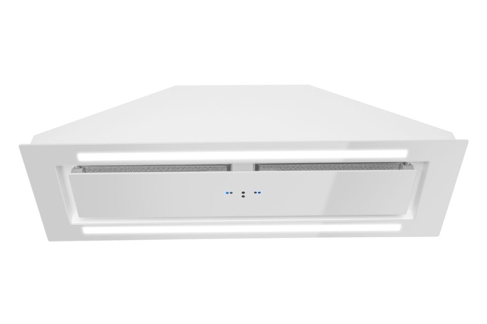Витяжка вбудована Lando Glass 2Strips Gesture Control White - Білий - Фото продукту 16
