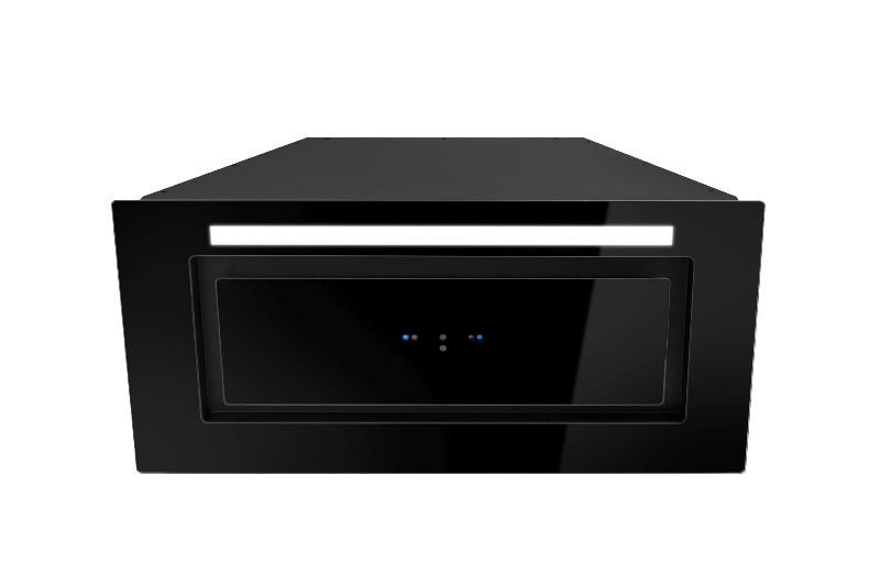 Витяжка вбудована Lando Glass Gesture Control Black - Фото продукту