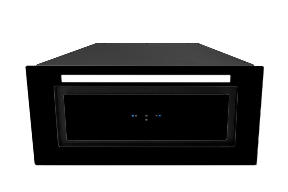 Витяжка вбудована Lando Glass Gesture Control Black - Фото продукту 4
