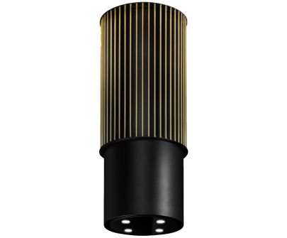 Витяжка острівна Voliera N3 Black-Gold - 44,5 см