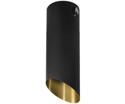 Витяжка острівна Hiro Color Black-Gold - Black Matt/Gold - 40 см