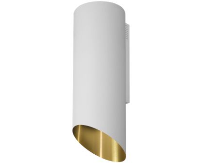 Витяжка пристінна Hiro OR Color White-Gold - White Matt/Gold - 40 см