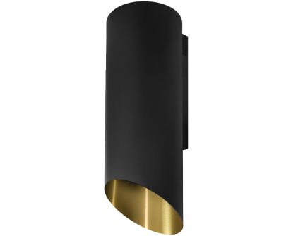 Витяжка пристінна Hiro OR Color Black-Gold - Black Matt/Gold - 40 см