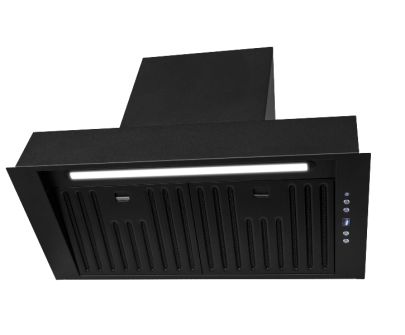 Витяжка вбудована Prato Eco Black Matt - Чорний мат - 59,5 см / 89,5 см