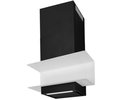 Витяжка пристінна C-Shelf Black-White - Чорний мат - 60 см / 80 см