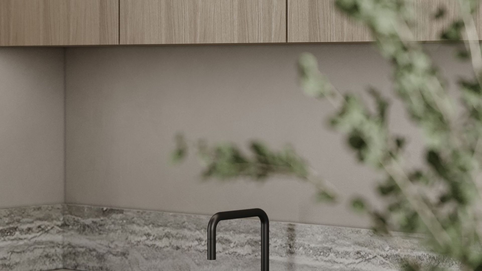 Витяжка острівна Alvar Glass Black Matt - Чорний мат - Візуалізації 6