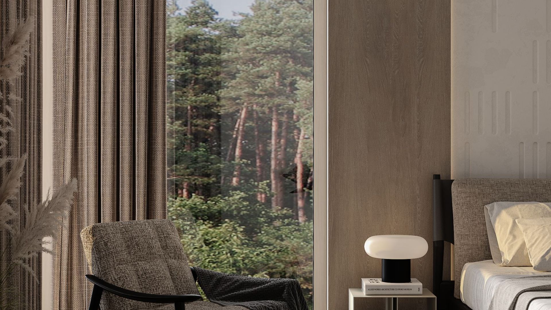 Витяжка острівна Alvar Wood Black Matt - Чорний мат - Візуалізації 8