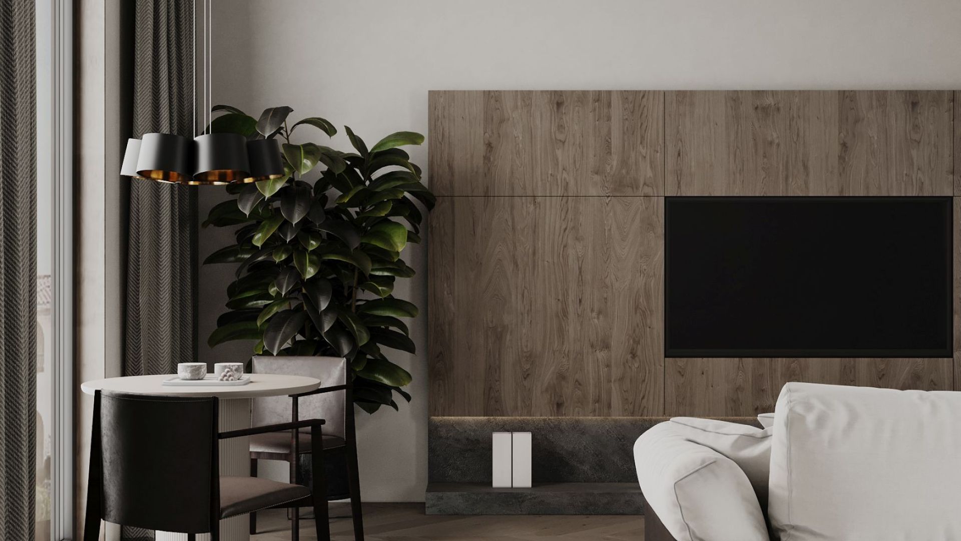 Витяжка острівна Arne Black Matt - Чорний мат - Візуалізації 7