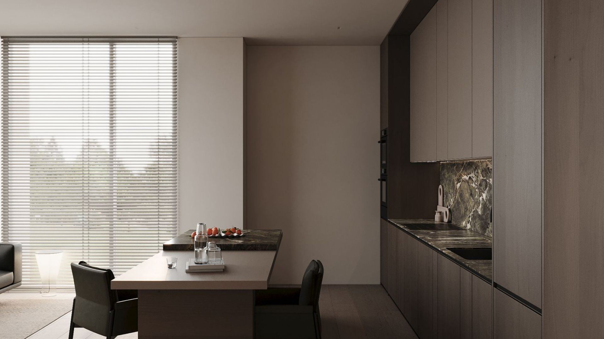 Витяжка вбудована Micra Black Matt - Чорний мат - Візуалізації 6