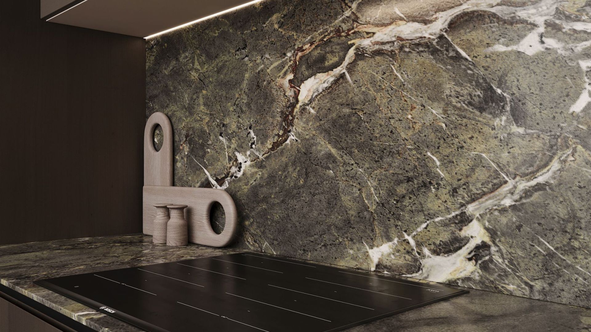 Витяжка вбудована Micra Black Matt - Чорний мат - Візуалізації 5