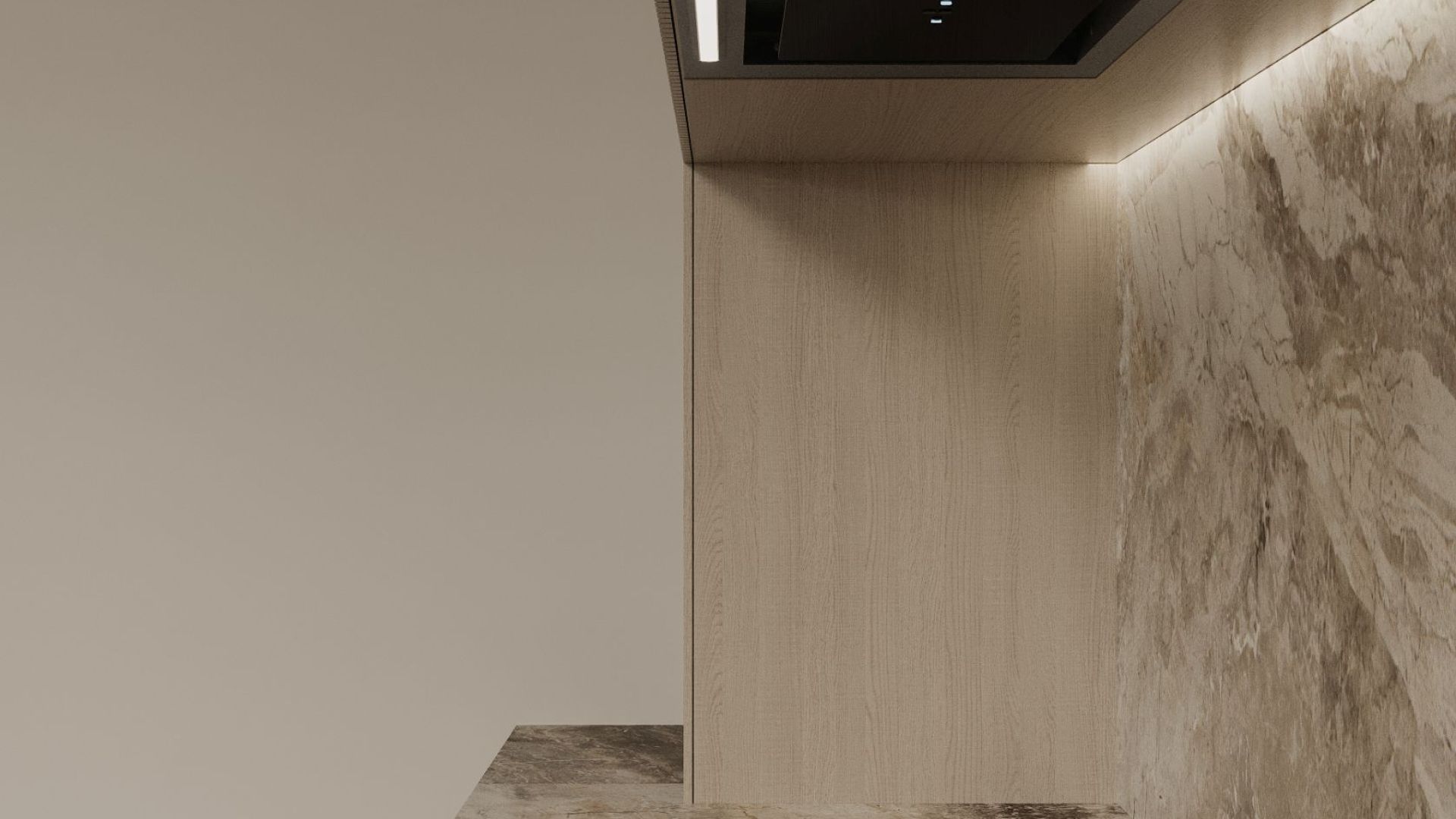 Витяжка вбудована Micra Black - Візуалізації 6