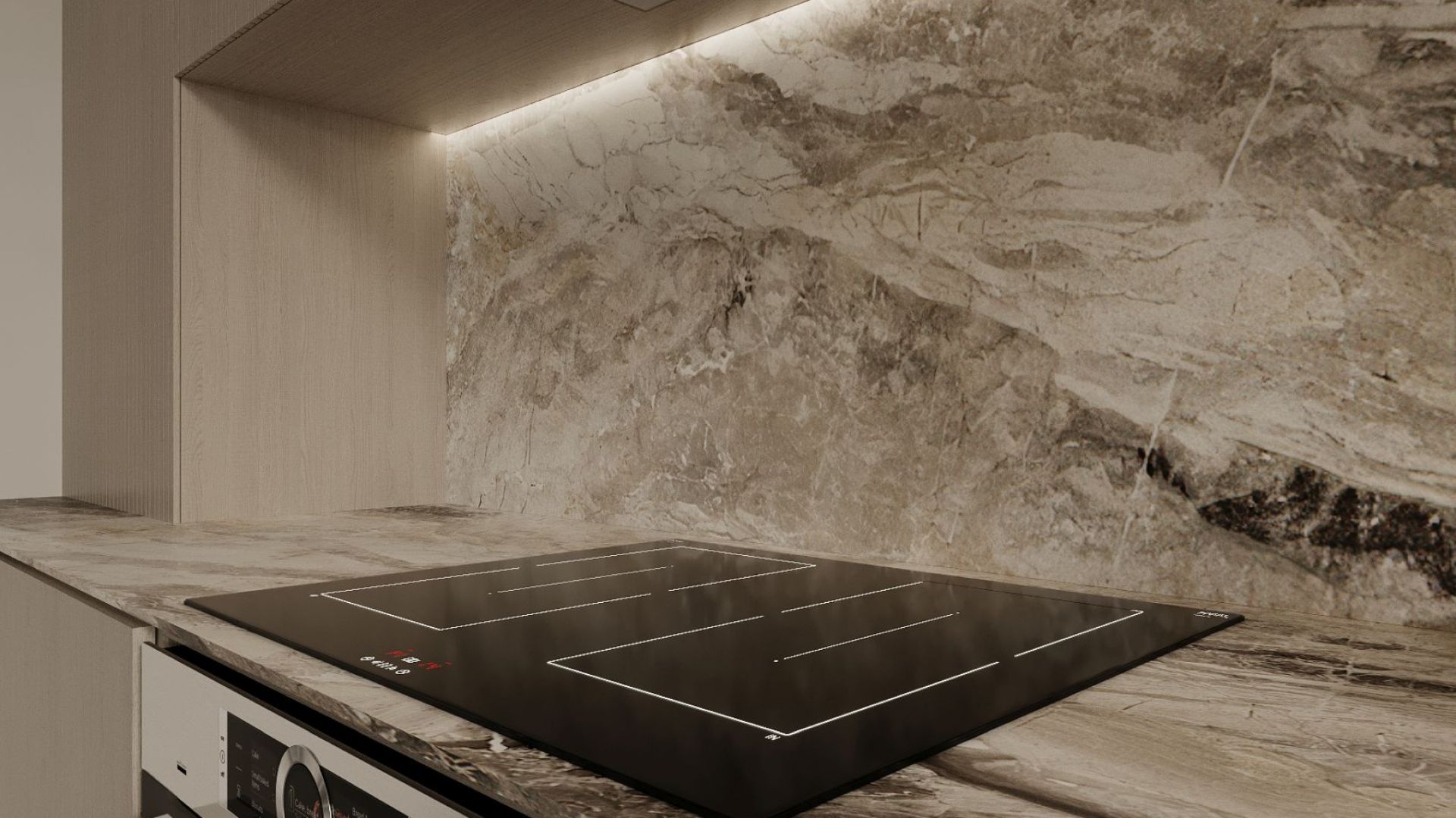 Витяжка вбудована Micra Black - Візуалізації 8