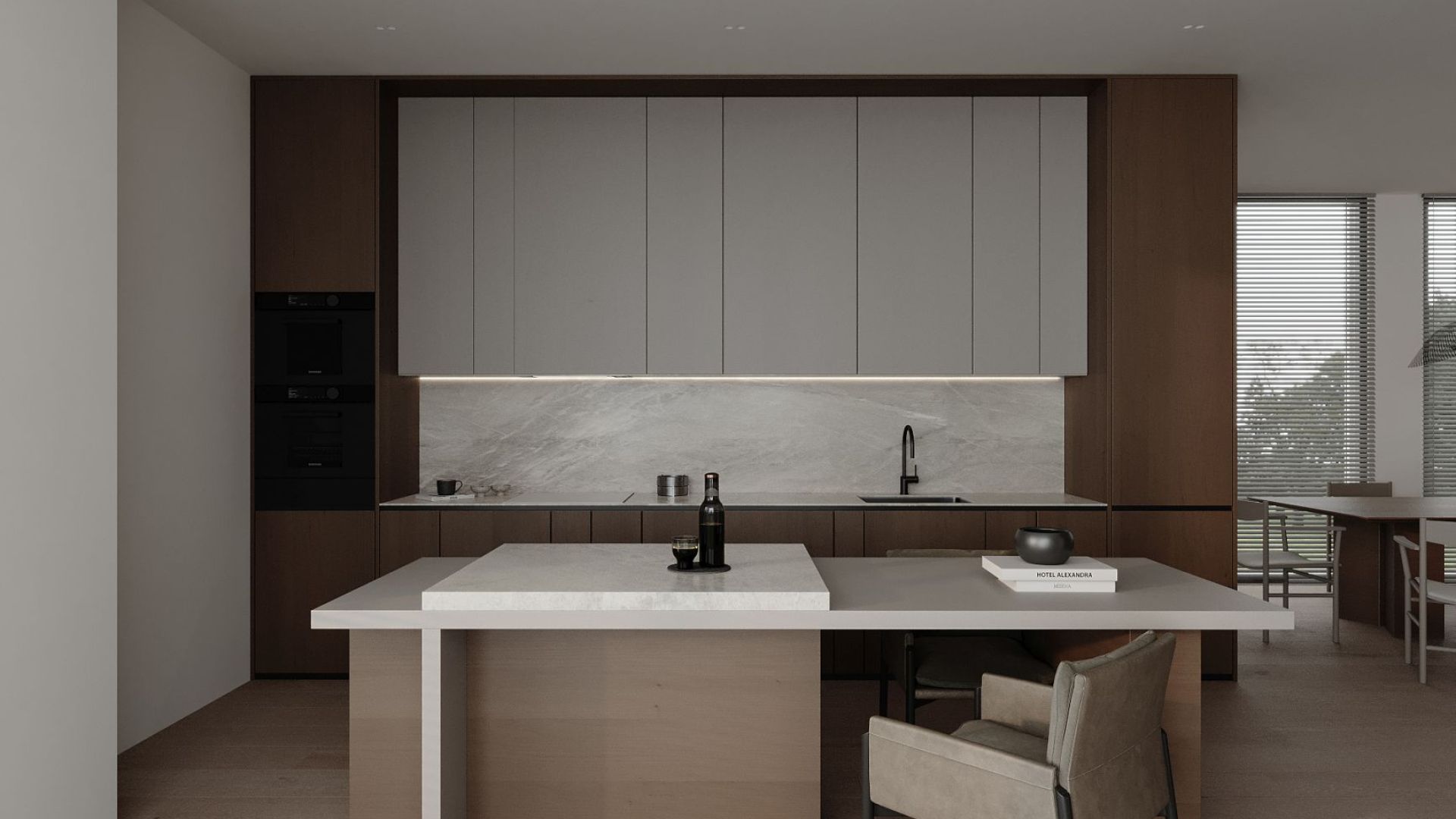 Витяжка вбудована Micra INOX - Нержавіюча сталь - Візуалізації 2