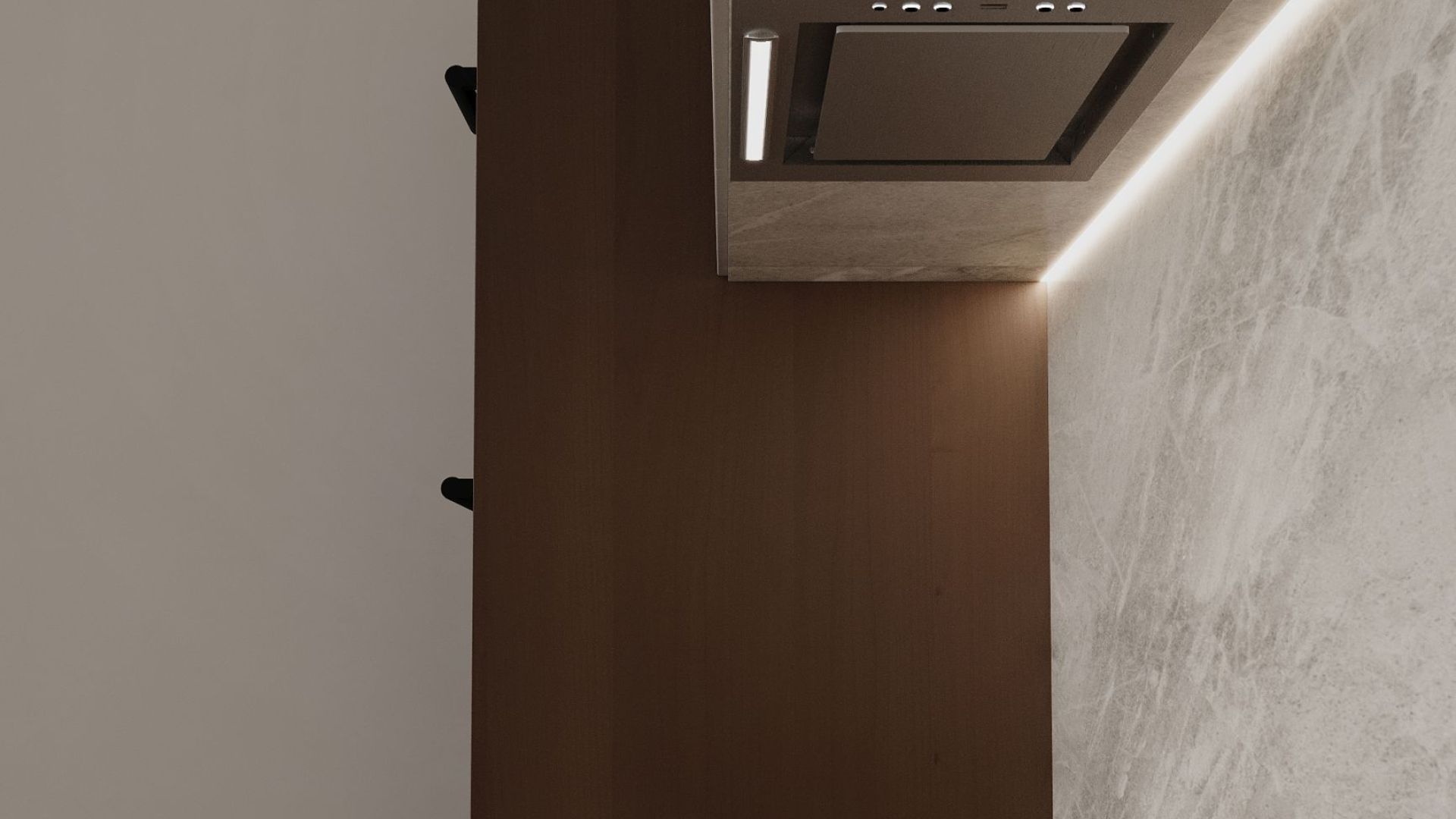 Витяжка вбудована Micra INOX - Нержавіюча сталь - Візуалізації 5