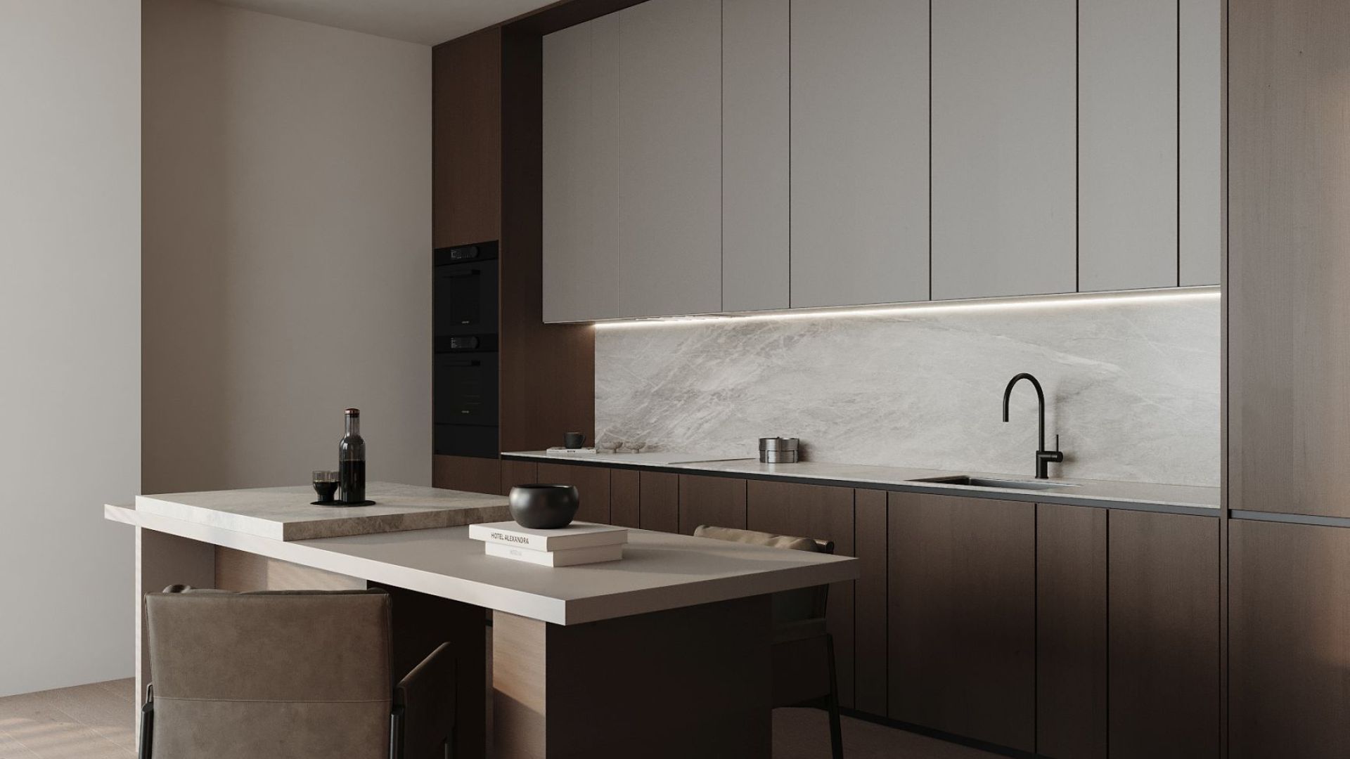 Витяжка вбудована Micra INOX - Нержавіюча сталь - Візуалізації 6